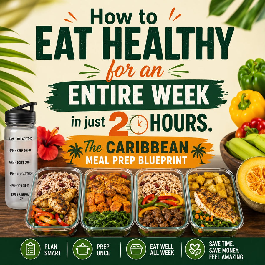 How to Eat Healthy for an Entire Week in Just 2 Hours — The Caribbean Meal Prep Blueprint